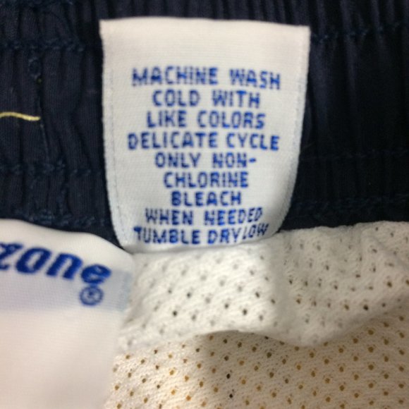 Wave Zone Baby 3-6M Yellow & Blue Trim Swim Trunks - Picture 4 of 6